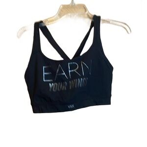 Victoria secret black sports bra size large